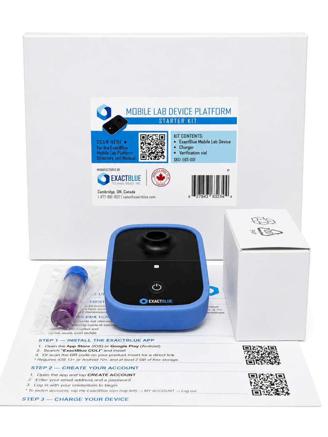 ExactBlue Mobile Lab Platform