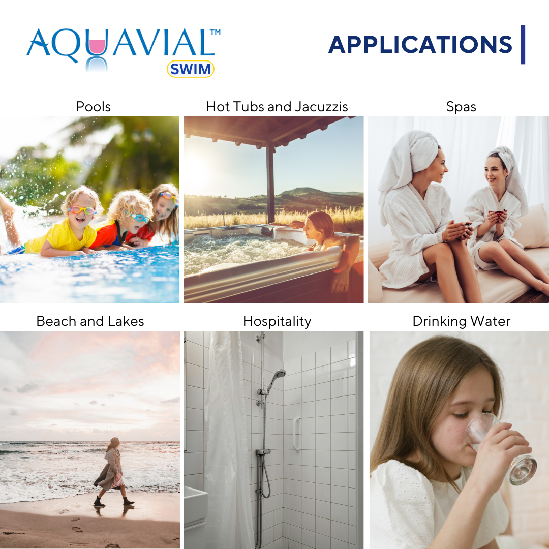 AquaVial SWIM - Pool & Hot Tub Water Test Kit