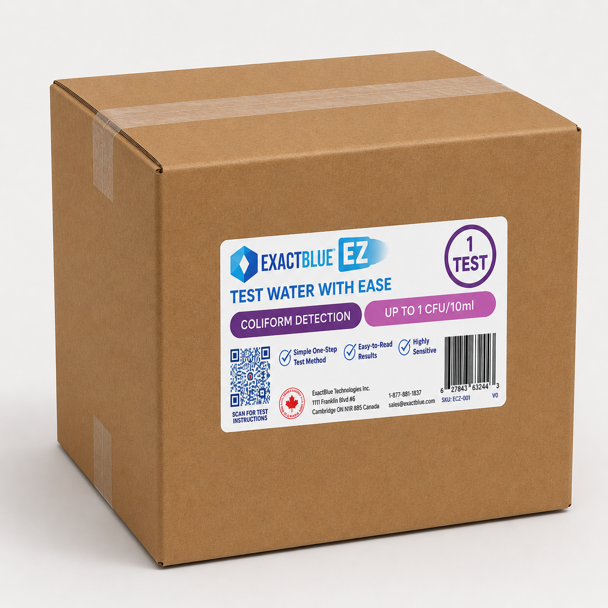 ExactBlue EZ Coliform