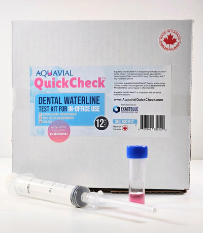 AquaVial Quick Check - 15 minutes Dental Unit Waterline Test