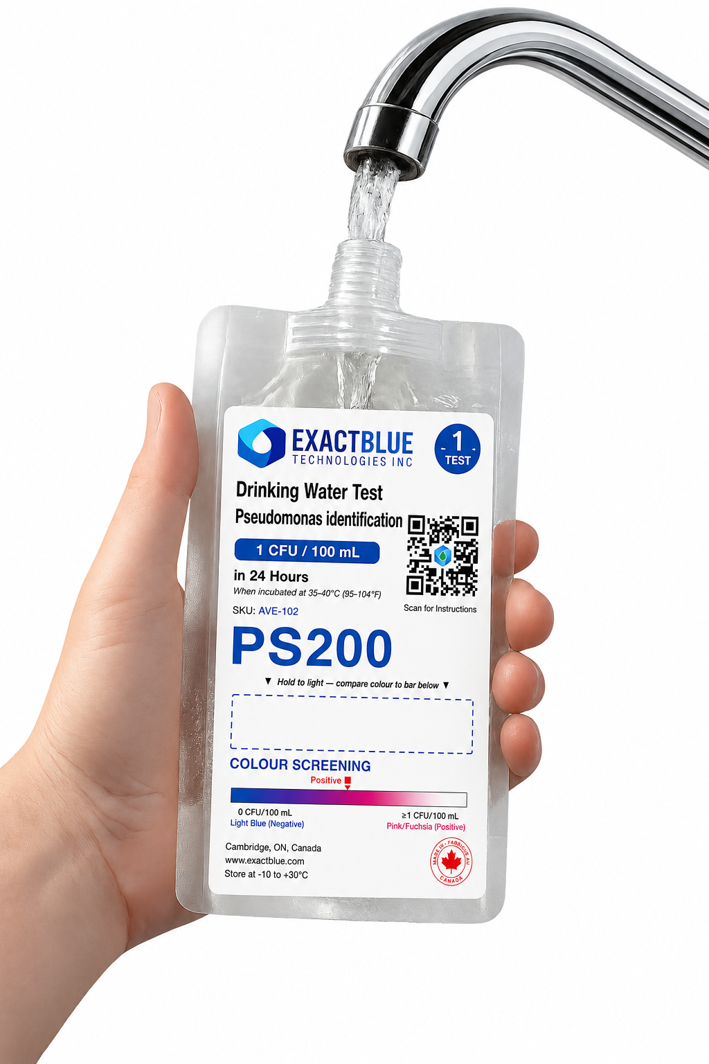 ExactBlue PS200 — Pseudomonas Drinking Water Test