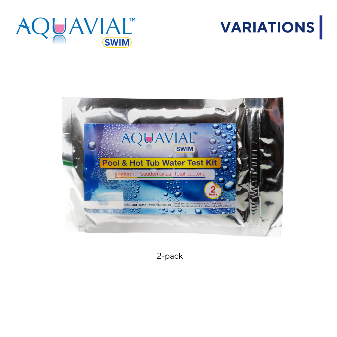 AquaVial SWIM - Pool & Hot Tub Water Test Kit