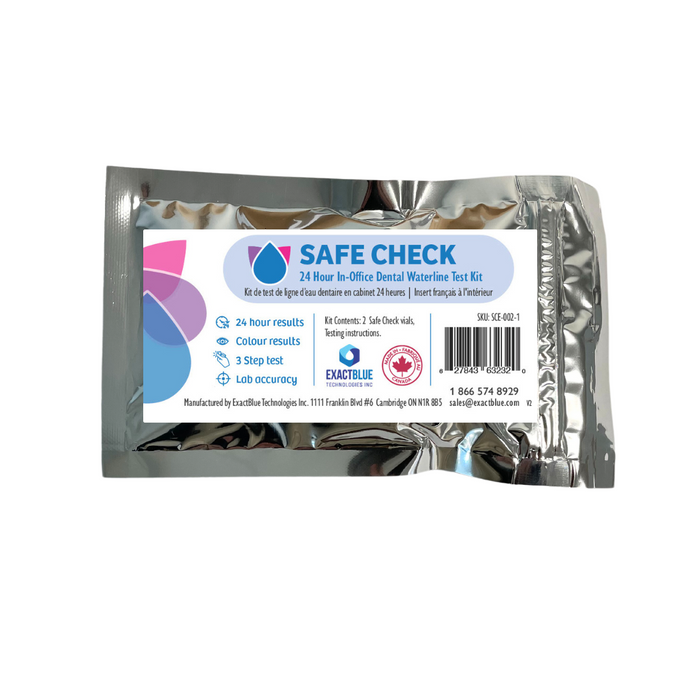 Safe Check In-Office Dental Waterline Test Kit (2-pack)