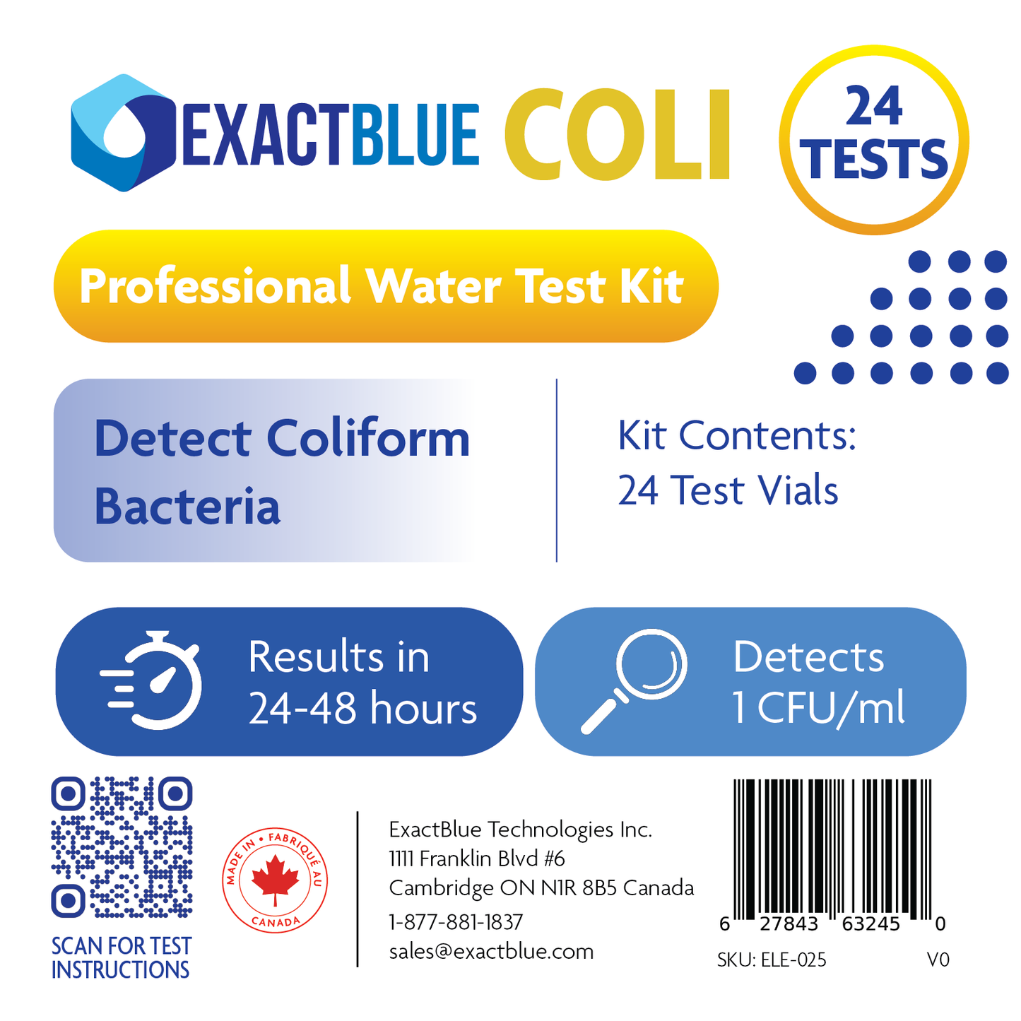ExactBlue Total Bacteria and Fungi